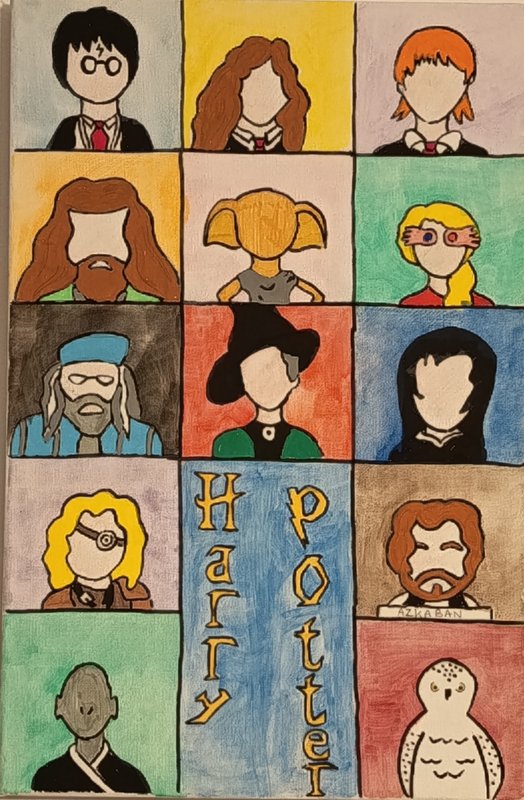 Petit tableau harry Potter & CO